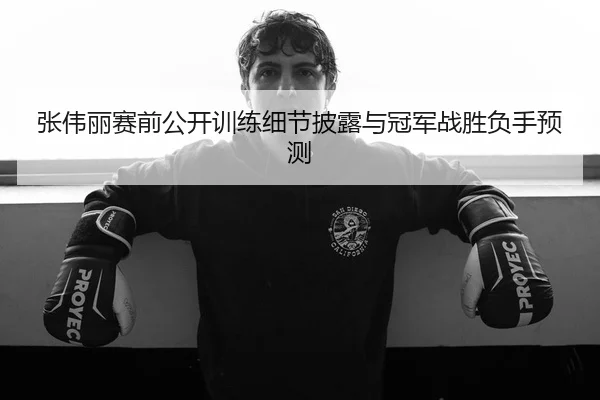 张伟丽赛前公开训练细节披露与冠军战胜负手预测